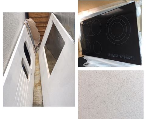 quartz hob splashback